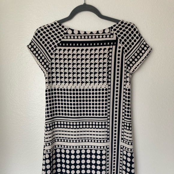Merona Black & White Short Sleeve Dress from Target - Picture 2 of 4